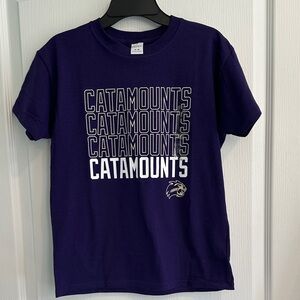 Boys Purple Catamounts T-Shirt